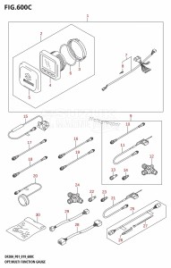 DF15A From 01504F-910001 (P01)  2019 drawing OPT:MULTI FUNCTION GAUGE (DF20AR,DF20AT)