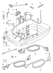 DT150 From 15001-702906 ()  1987 drawing HARNESS (DT200EPI /​ 150EPI /​ 225)(*)