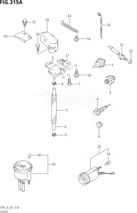 05001F-151001 (2001) 50hp E01 E11-Gen. Export 1-and 2 (DF50QHK1  DF50TK1) DF50 drawing SENSOR