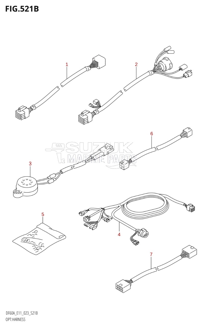 OPT:HARNESS ((DF40A,DF40AST,DF50A,DF60A,DF50AVT,DF60AVT,DF40ASVT):022)