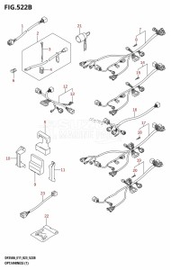 DF325A From 32501F-140001 (E01 E40)  2021 drawing OPT:HARNESS (1) (022,023)