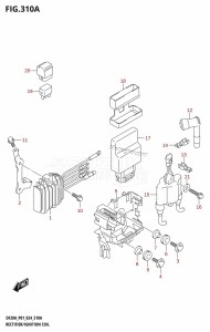 DF20A From 02002F-440001 (P01 - P40)  2024 drawing RECTIFIER /​ IGNITION COIL (DF9.9B)