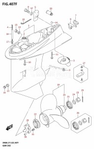 DF40A From 04004F-140001 (E34-Italy)  2021 drawing GEAR CASE (DF50AVT,DF50AVTH,DF60AVT,DF60AVTH)