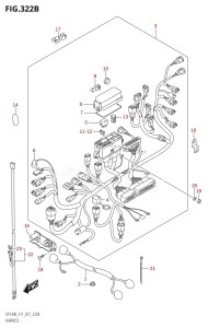 DF115AZ From 11503Z-140001 (E11 E40)  2021 drawing HARNESS (DF115AST,DF115AT,DF115AZ)