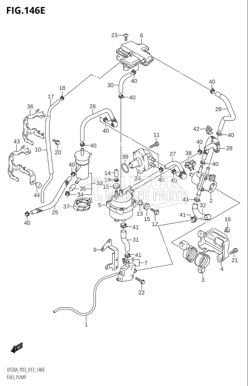 FUEL PUMP (DF20A:P03)