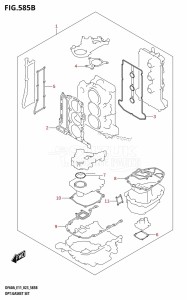 DF40A From 04003F-140001 (E01 E11)  2021 drawing OPT:GASKET SET (DF50AVT,DF50AVTH,DF60AVT,DF60AVTH,DF40ASVT)