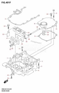 DF40A From 04003F-610001 (E01 E34)  2016 drawing ENGINE HOLDER (DF50ATH:E01)