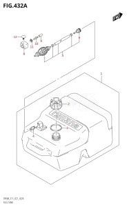 04005F-240001 (2022) 40hp E34-Italy (DF40ASVT  DF40ASVT) DF40A drawing FUEL TANK (E01,E11,E34,E40)