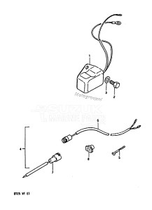 DT25 From 02503-301001-305315 ()  1983 drawing OPTIONAL : ELECTRICAL (FOR MANUAL STARTER)