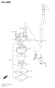 DF175AP From 17503P-910001 (E01 E40)  2019 drawing WATER PUMP (DF150AP:E40,DF175AP:E40)