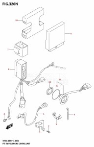 DF40A From 04004F-710001 (E34-Italy)  2017 drawing PTT SWITCH /​ ENGINE CONTROL UNIT (DF50AVT:E01)