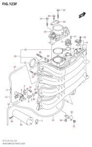 DF175T From 17502F-610001 (E01 E40)  2016 drawing INTAKE MANIFOLD /​ THROTTLE BODY (DF150Z:E40)