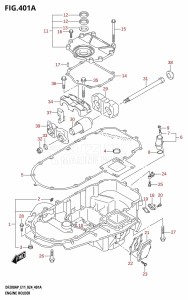 DF200AP From 20003P-440001 (E11 - E40)  2024 drawing ENGINE HOLDER