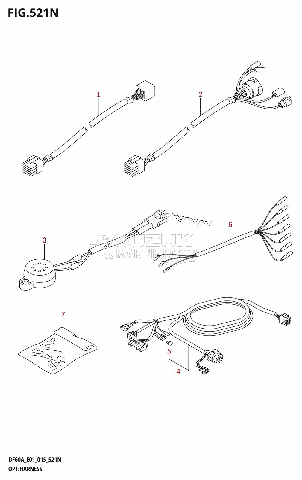 OPT:HARNESS (DF50AVT:E01)