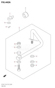 DF175T From 17502F-210001 (E01 E40)  2012 drawing DRAG LINK