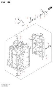 DF90A From 09003F-340001 (E11 E40)  2023 drawing CYLINDER BLOCK