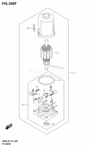 DF40A From 04003F-210001 (E01)  2012 drawing PTT MOTOR (DF60A:E40)