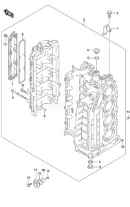 DF 140A drawing Cylinder Block