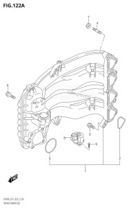 DF80A From 08002F-240001 (E01 E40)  2022 drawing INTAKE MANIFOLD