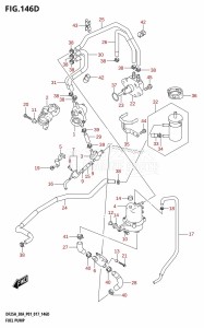 DF30A From 03003F-710001 (P01 P40)  2017 drawing FUEL PUMP (DF25ATH:P01)