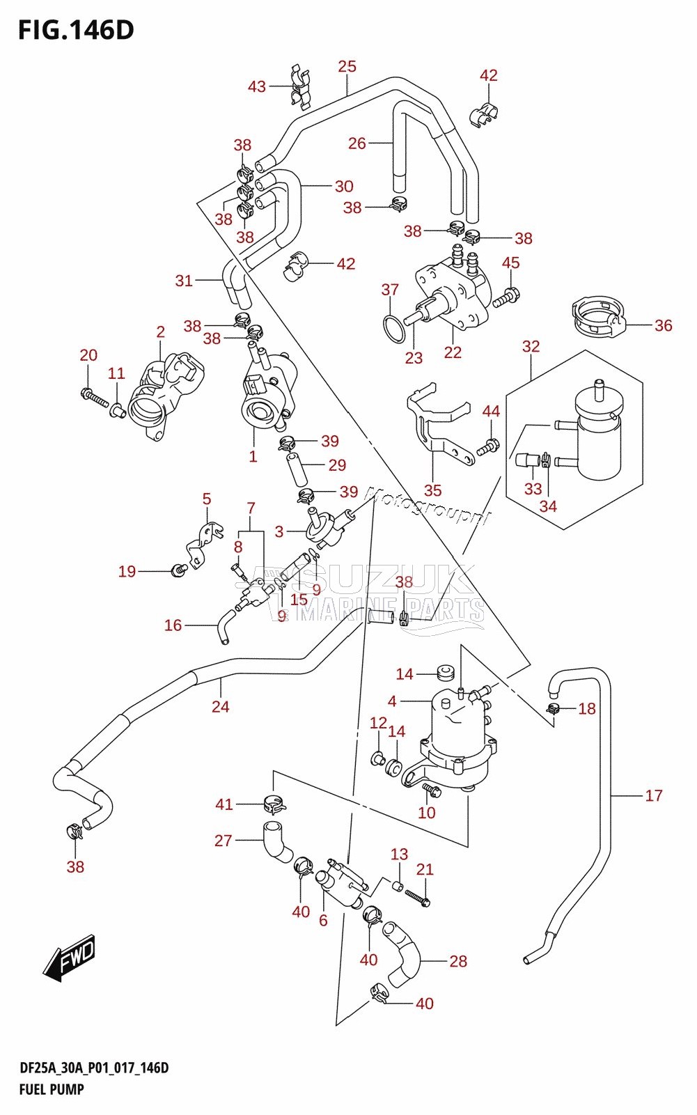 FUEL PUMP (DF25ATH:P01)