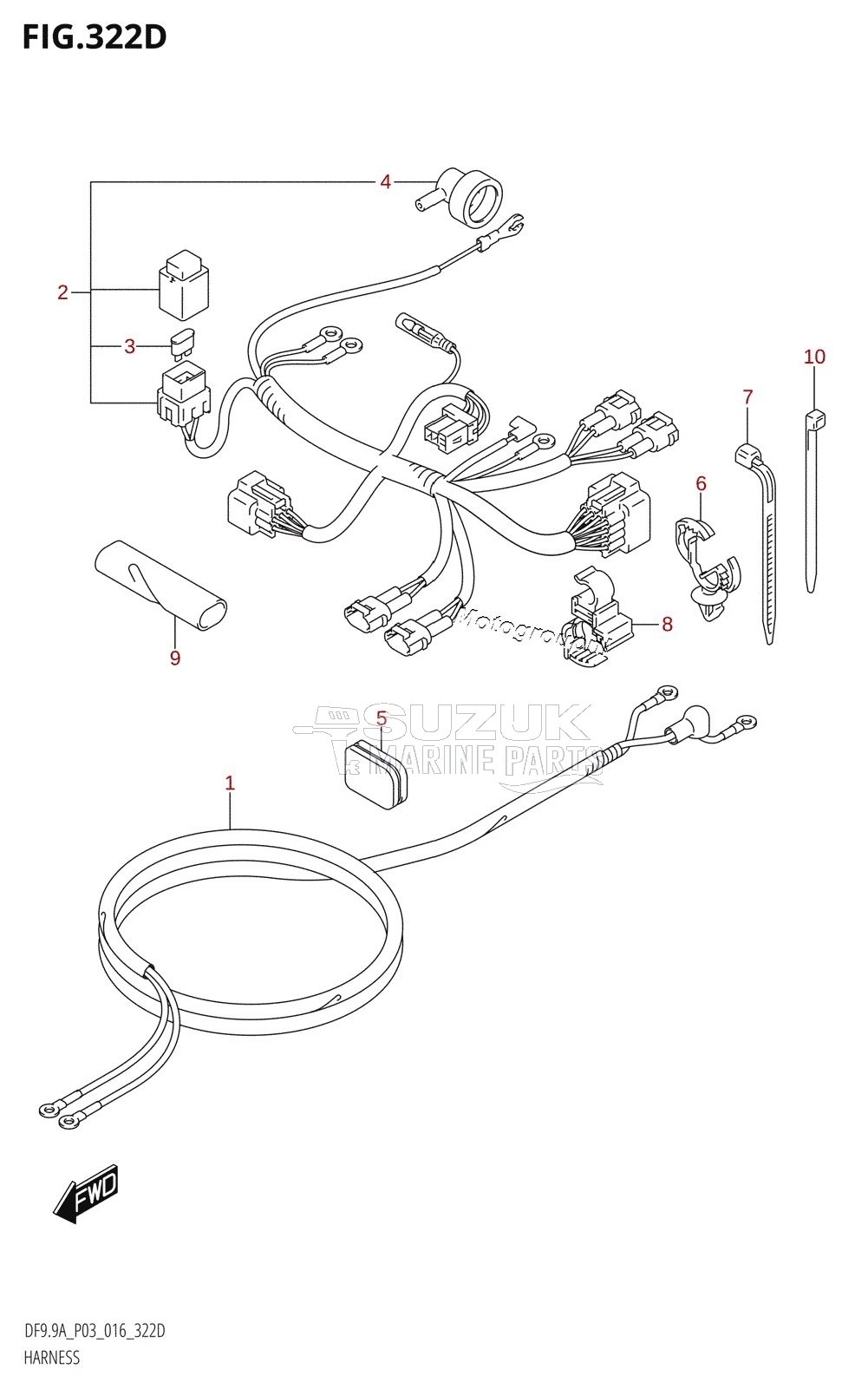 HARNESS (DF9.9AR:P03)