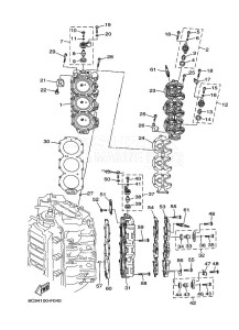 LZ300A drawing CYLINDER--CRANKCASE-2