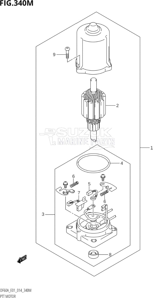 PTT MOTOR (DF60AVT:E01)