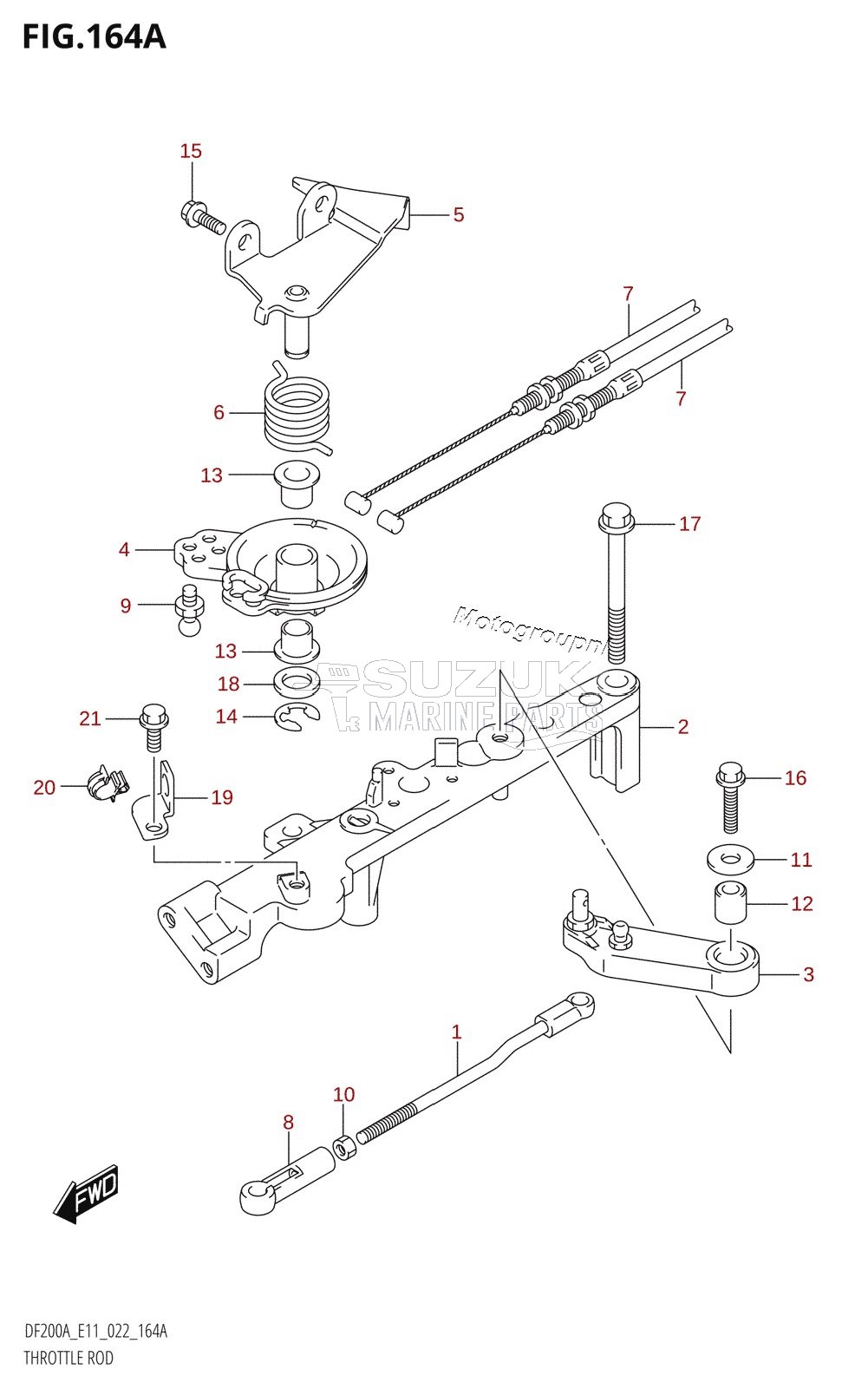 THROTTLE ROD