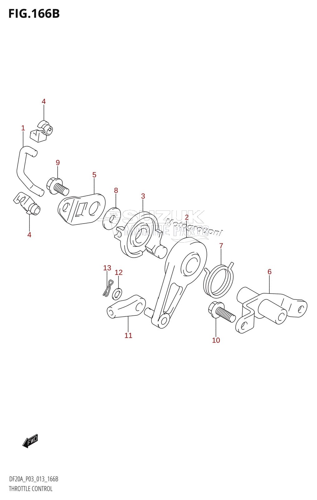 THROTTLE CONTROL (DF15AR:P03)