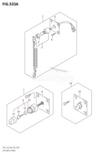 DT30 From 03005-910001 ()  2019 drawing OPT:SWITCH PANEL (DT30:E-STARTER)