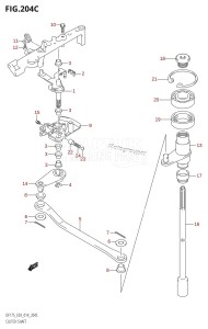 DF175T From 17502F-410001 (E03)  2014 drawing CLUTCH SHAFT (DF150Z:E03)