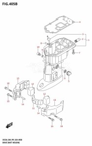 DF30A From 03003F-440001 (P01 - P40)  2024 drawing DRIVE SHAFT HOUSING (DF25AT,DF30A,DF30AT,DF30ATH)