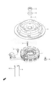 Outboard DF 9.9 drawing Magneto