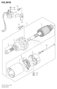 DT30 From 03005-510001 ()  2015 drawing STARTING MOTOR (DT30R:P40)