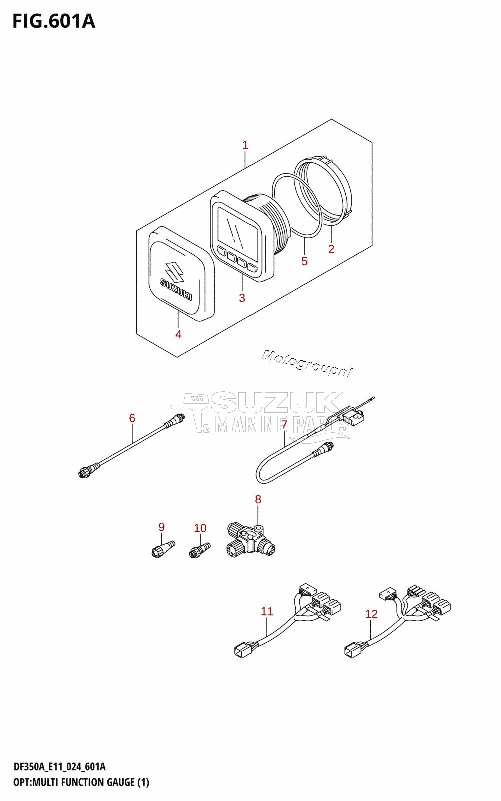 OPT:MULTI FUNCTION GAUGE (1) (E11,E01)