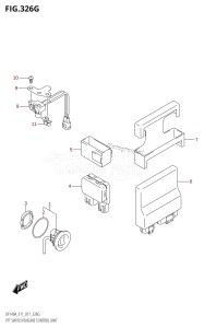 DF115AST From 11504F-710001 (E03)  2017 drawing PTT SWITCH /​ ENGINE CONTROL UNIT (DF140AT:E40)