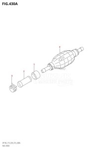 DF150 From 15002F-310001 (E03)  2013 drawing FUEL HOSE