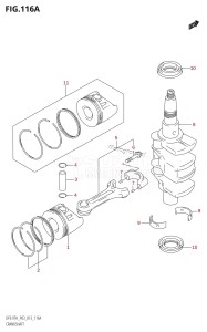 DF9.9 From 00993F-310001 (P03)  2013 drawing CRANKSHAFT