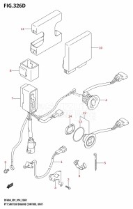 DF60A From 06002F-410001 (E01 E40)  2014 drawing PTT SWITCH /​ ENGINE CONTROL UNIT (DF40AST:E34)