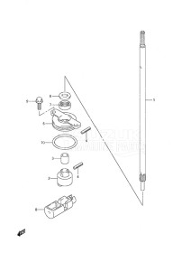 DF 250 drawing Clutch Rod (DF 250S)