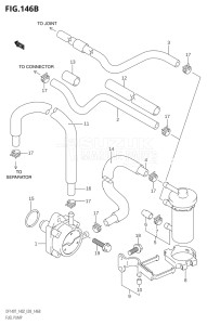 14001F-780001 (2007) 140hp E03-USA (DF140TK7) DF140 drawing FUEL PUMP (K6,K7,K8,K9,K10,011)