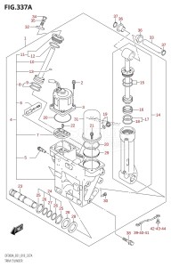 DF300A From 30002P-810001 (E01 E40)  2018 drawing TRIM CYLINDER