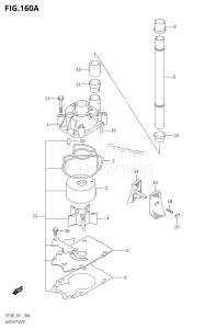 DF300 From 30002F-110001 (E01 E40)  2011 drawing WATER PUMP