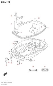 DF5A From 00503F-710001 (P01)  2017 drawing LOWER COVER (DF4A:P01)