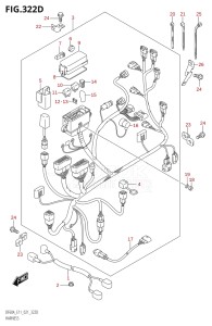 04005F-240001 (2022) 40hp E34-Italy (DF40ASVT  DF40ASVT) DF40A drawing HARNESS (DF60A,DF60ATH,DF60AVT,DF60AVTH)