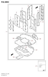 DF300A From 30002P-310001 (E40)  2013 drawing OPT:GASKET SET (DF250A:E01)