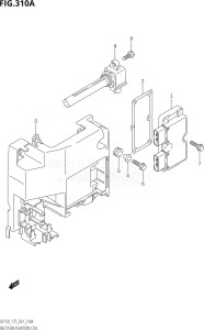 17501Z-880001 (2008) 175hp E01-Gen. Export 1 (DF175ZK8) DF175Z drawing RECTIFIER / IGNITION COIL