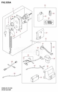 DF300AP From 30002P-910001 (E01 E40)  2019 drawing OPT:KEY LESS START (E01)