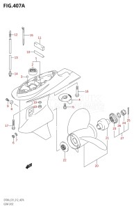 08002F-210001 (2012) 80hp E01 E40-Gen. Export 1 - Costa Rica (DF80A  DF80AT) DF80A drawing GEAR CASE